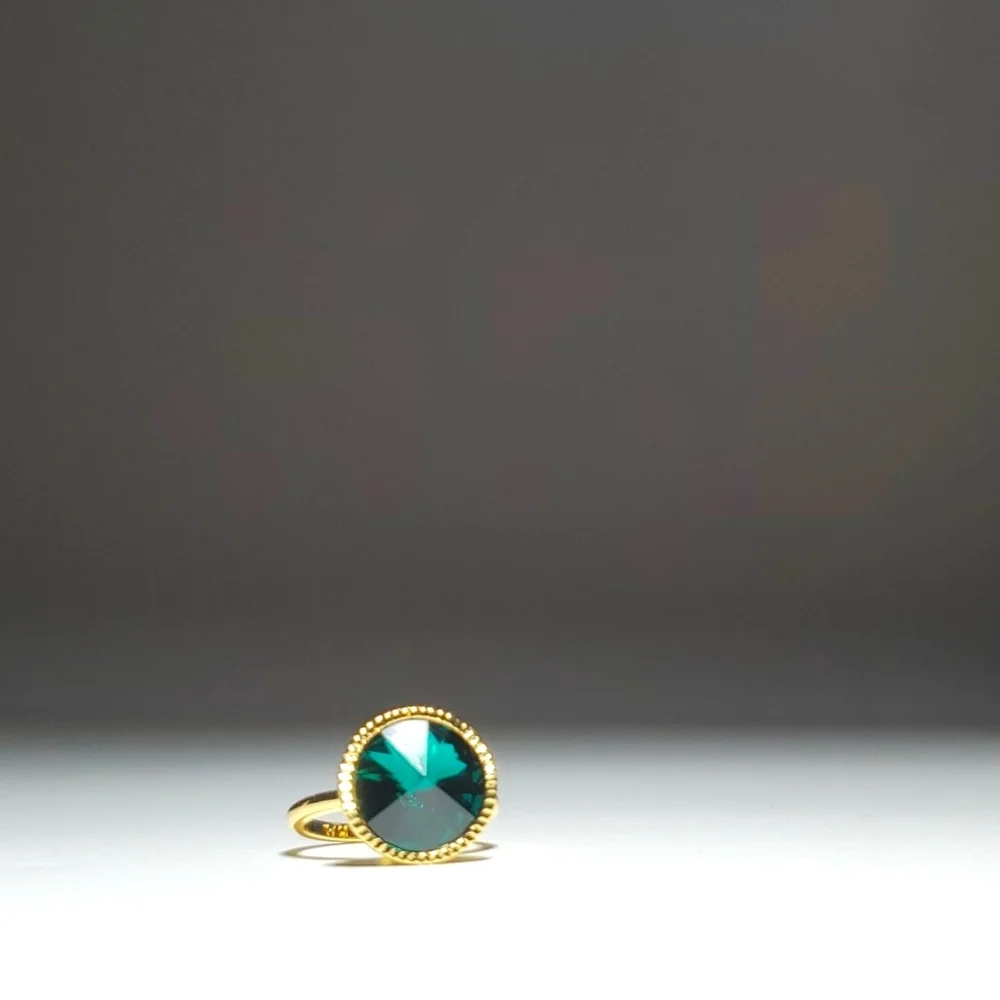 Ted Baker Rada EMERALD Crystal Rivoli Ring